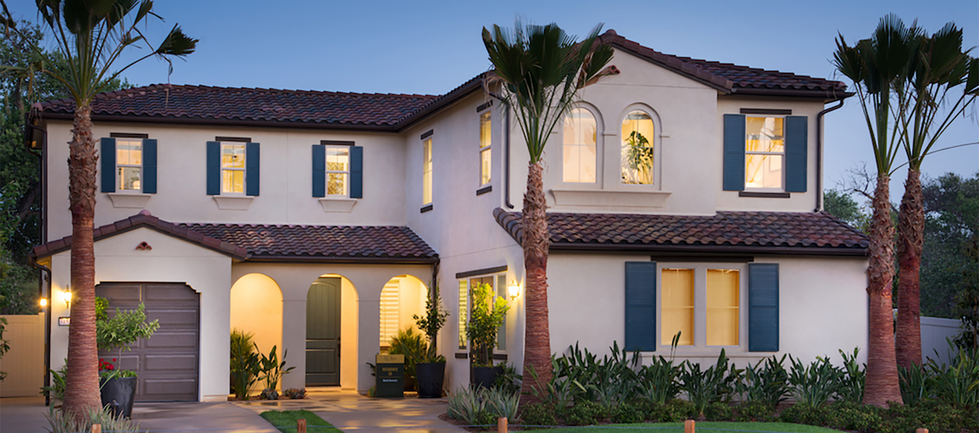 Image of a model home at S.L. Rey