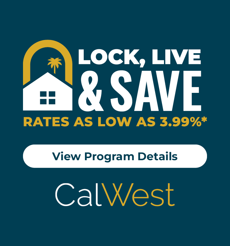 Lock. Live. Save. 3.99% rate incentive