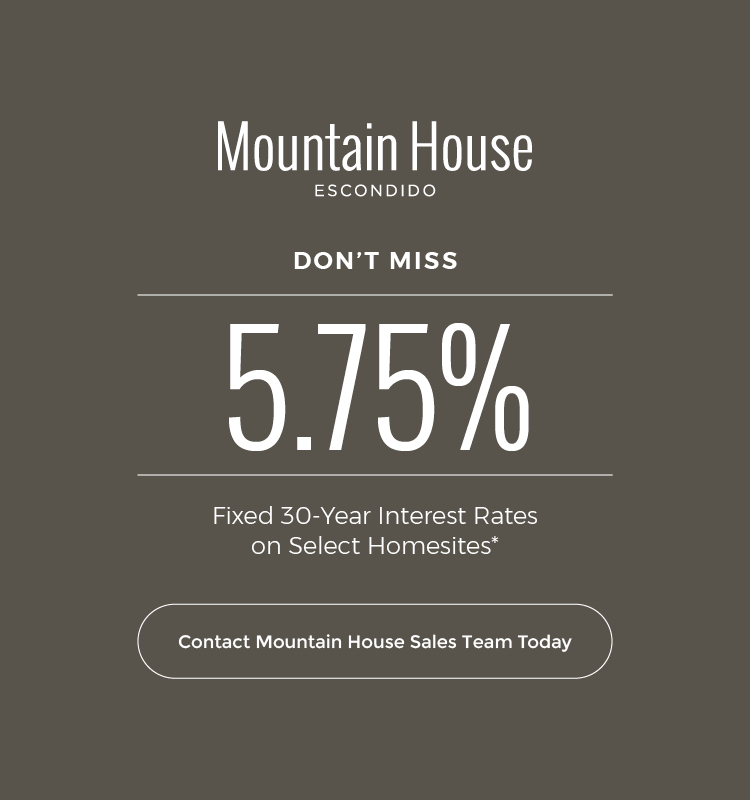 Popup for Mountain House incentive